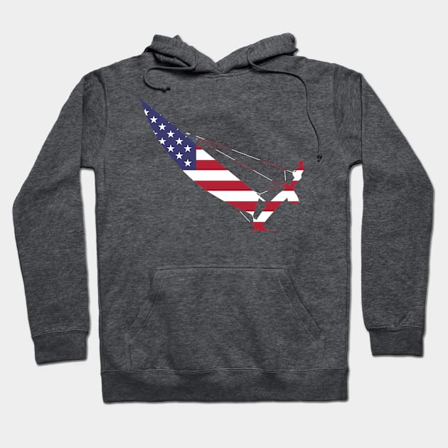 USA catamaran trapeze sailing Hoodie by der-berliner